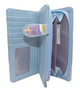 Birds on a Wire Long Wallet - Blue