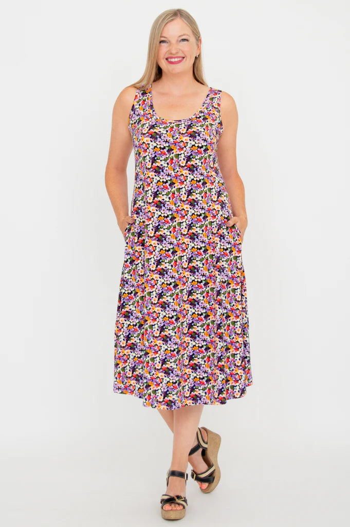 Evangelinea Dress - Frolic (Blue Sky)