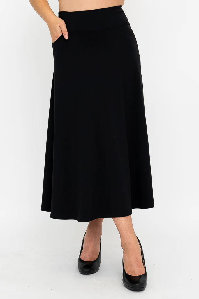 Gillian Long Skirt - black (Blue Sky)