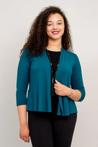 Kathy Bamboo Cardi - Teal