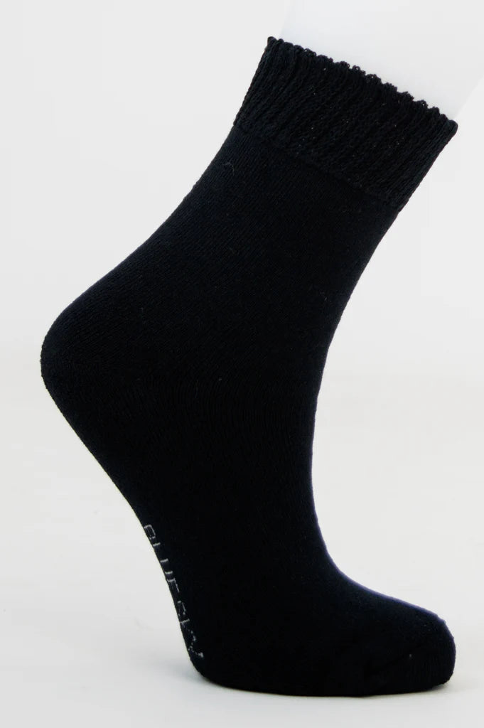 Bamboo Health Socks - Black