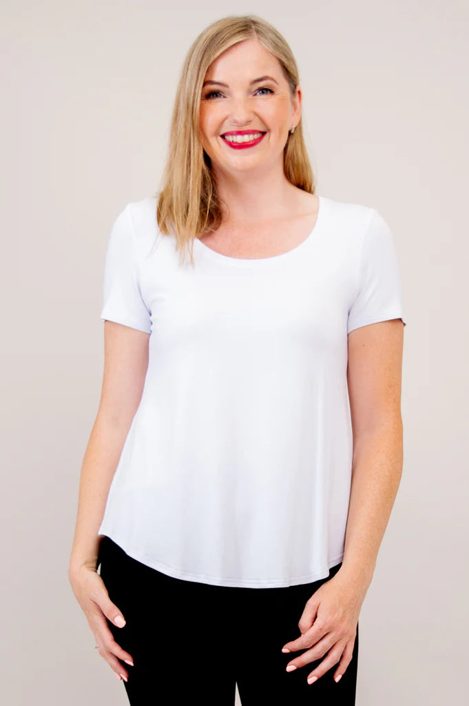 Tessa Tee - White (Blue Sky)
