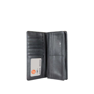 Espe Dahlia Long Wallet - Black