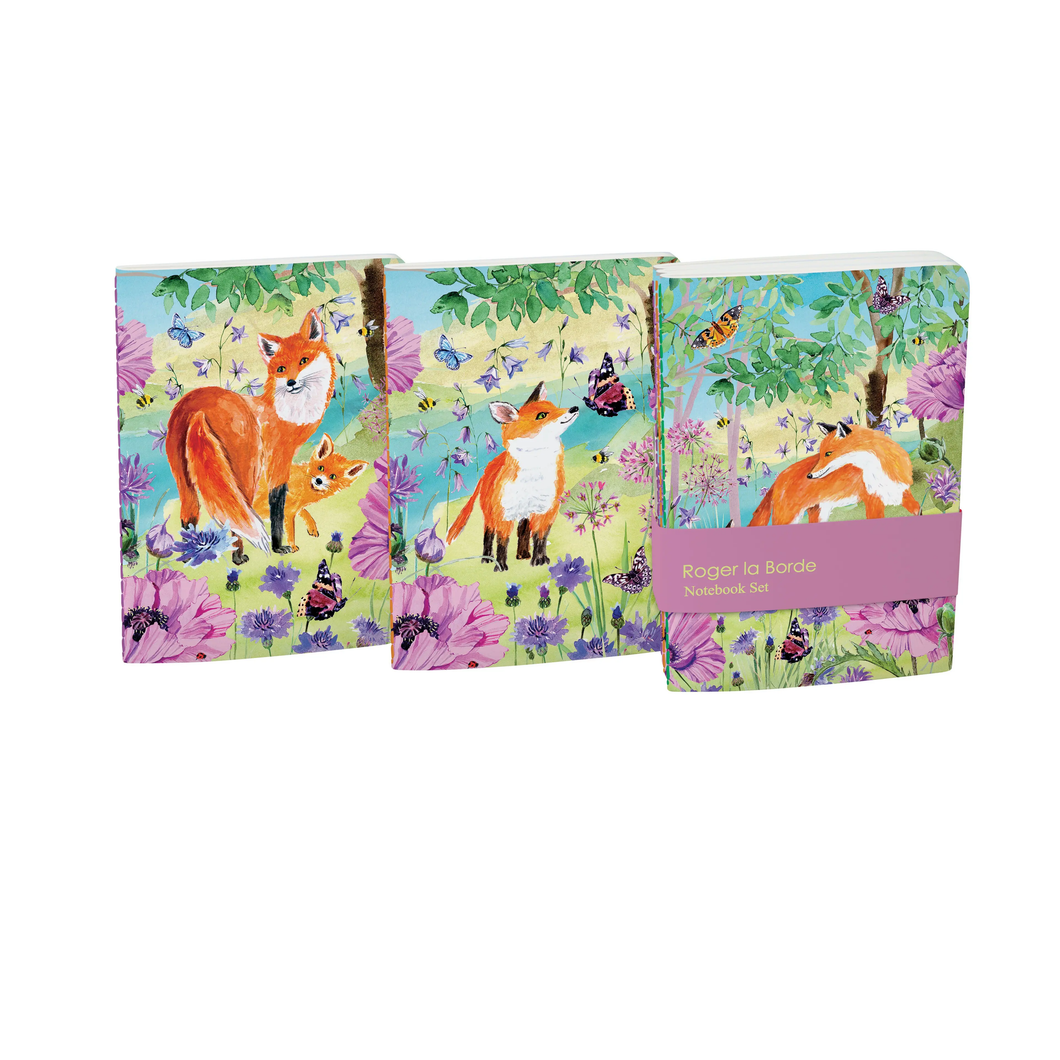 Roger la Borde Fox Trio Notebook Set