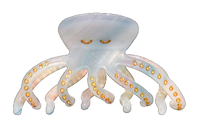 Octopus Hair Claw - Bluish