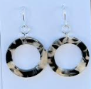 Black Mix Hoop Earrings - Torched Studio
