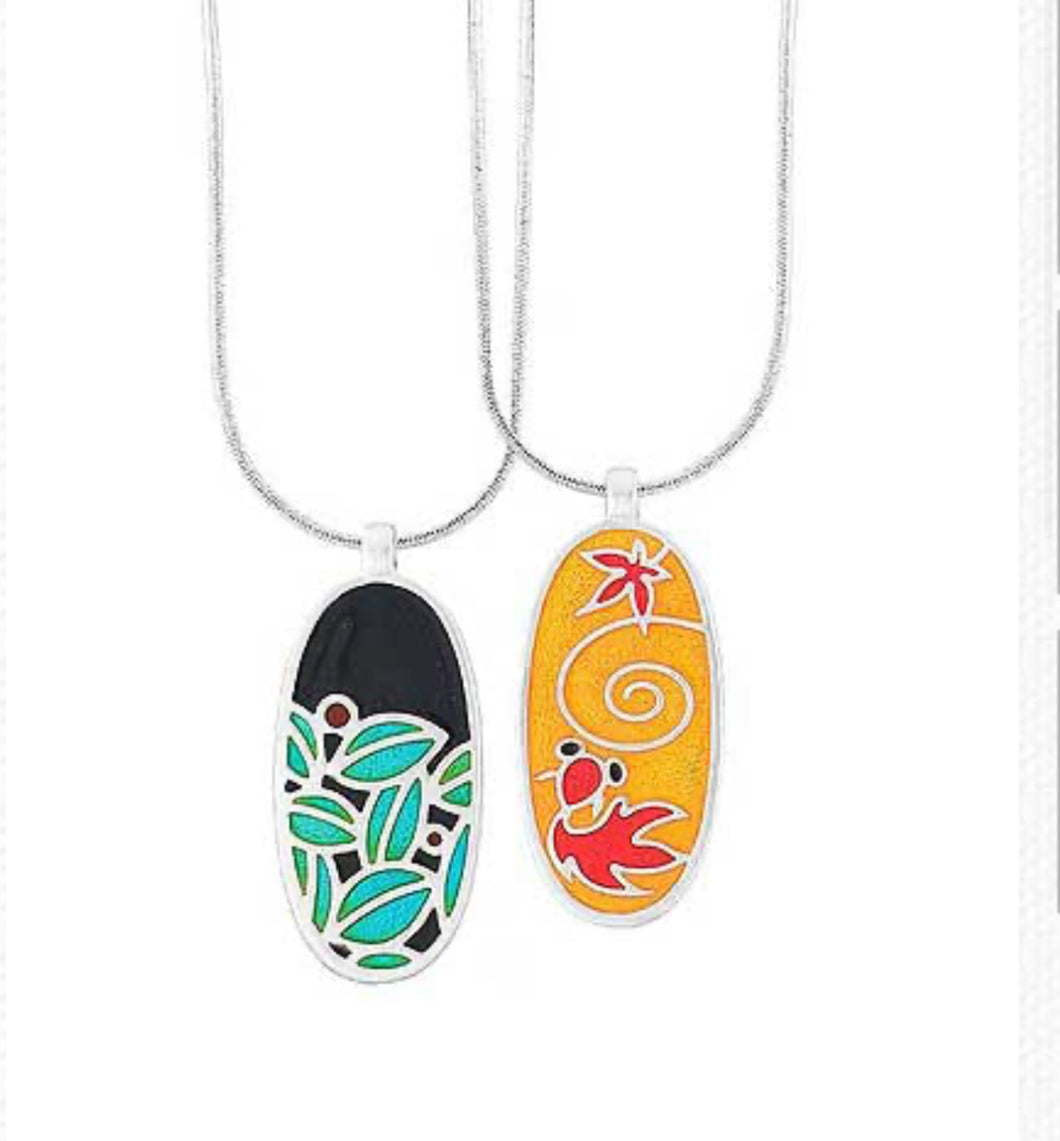 Reversible Necklace -Koi Golden