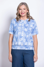 Load image into Gallery viewer, Shen Cotton Cardigan - Peri Teatime (Blue Sky)
