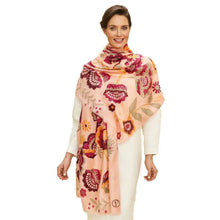 Load image into Gallery viewer, Floral Symmetry Wrap - Peach Mix (Powder)
