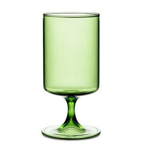 Short Stem Rialto Glass - Green