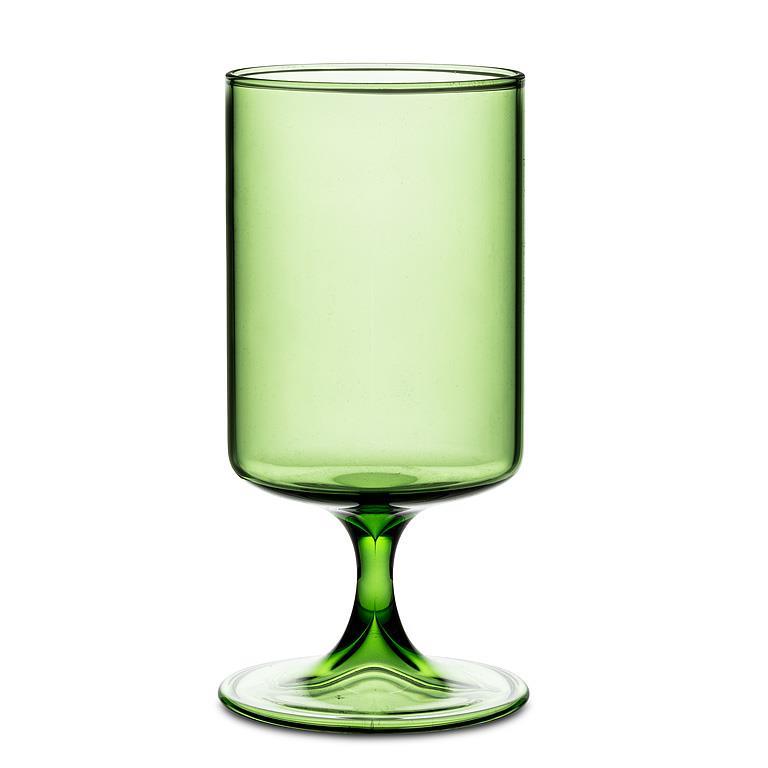 Short Stem Rialto Glass - Green