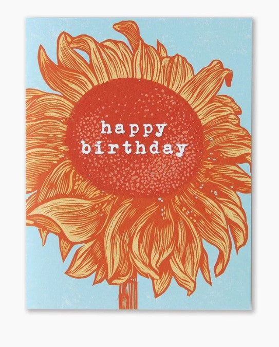 Birthday Sunflowers Card