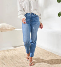 Load image into Gallery viewer, Sophia Straight Ankle Jean - Harbour (Tribal)
