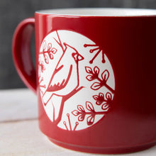 Load image into Gallery viewer, Stacking Cardinal Mug - Red
