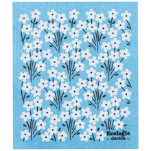 Load image into Gallery viewer, Blue Bouquet Swedish Dishcloth
