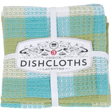 Load image into Gallery viewer, Check S/3 Dishcloths -Leaf
