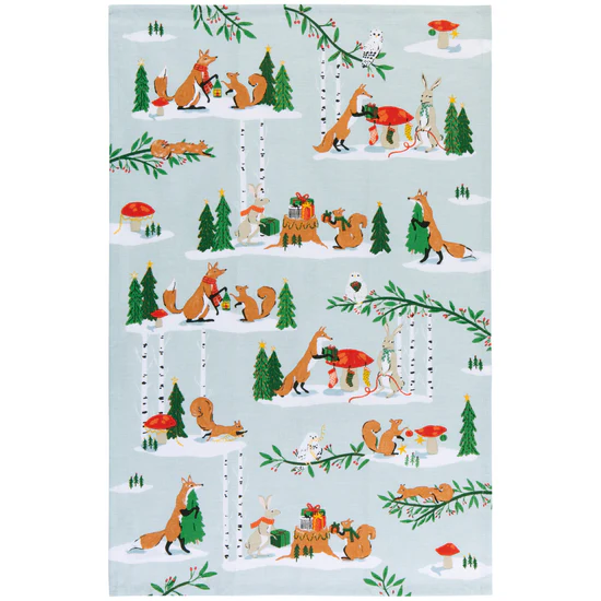Forest Fete Tea Towel