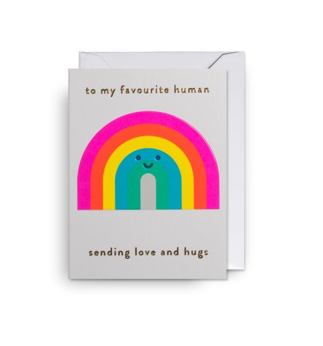 Favourite Human Rainbow Mini Card