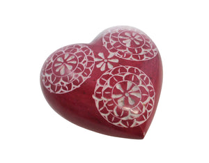 Soapstone Mandala Heart