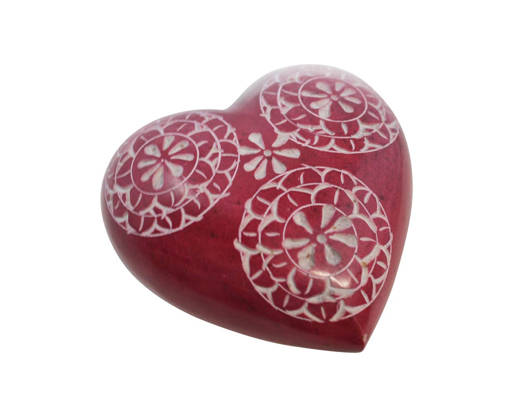 Soapstone Mandala Heart