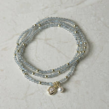 Load image into Gallery viewer, Colette Necklace/Bracelet - Labradorite/Gold Plated (Glee)
