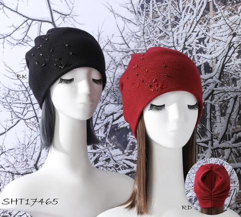 Gem Pleat Back Hat