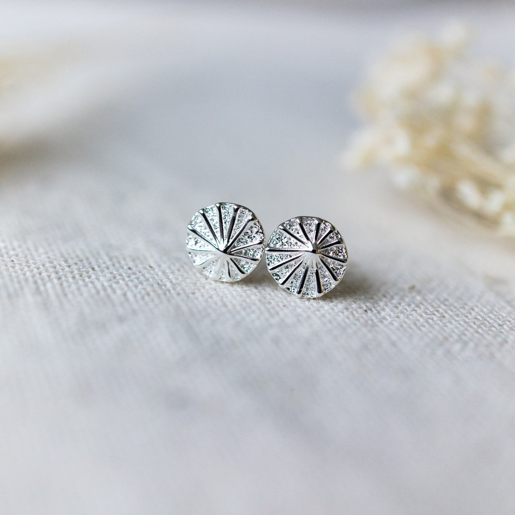 Ocean Urchin Studs - Silver Plated (Glee)