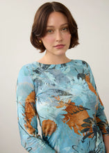 Load image into Gallery viewer, Miranda Boatneck Top - Blue Print (FDJ)
