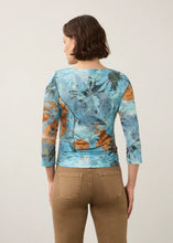 Load image into Gallery viewer, Miranda Boatneck Top - Blue Print (FDJ)
