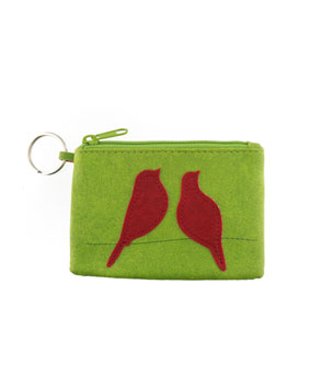 Two Birds Pouch - Green (Lavishy)