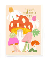 Mushrooms Mother's Day Card