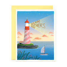 Lighthouse Father's Day Card