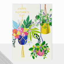 Hanging Plants Mother's Day Card