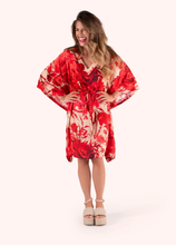 Load image into Gallery viewer, Rouge Blooms Beach Cover-Up - One Size(Powder)
