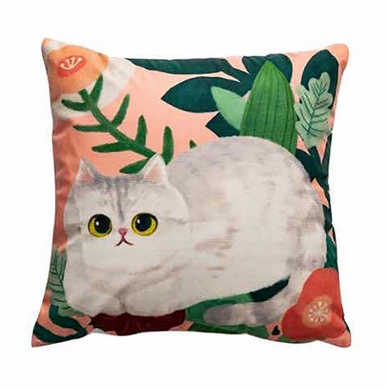 Grey Cat Loaf Cushion