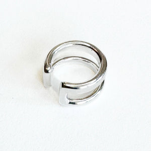 Ear Cuff Silver Plated (Bambu)