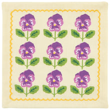 Load image into Gallery viewer, Pansy Set /4 Cocktail Napkins
