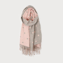 Load image into Gallery viewer, Plaid Heart Softy Scarf (Caracol)
