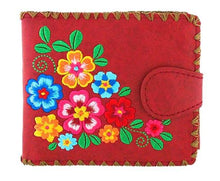 Load image into Gallery viewer, Garden Embroidered Wallet

