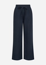 Load image into Gallery viewer, Linen-Mix Tie Pant - Navy (Soya Concept)
