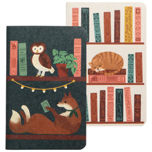 Load image into Gallery viewer, Book Club Set/2 Unlined Notebooks (Danica)
