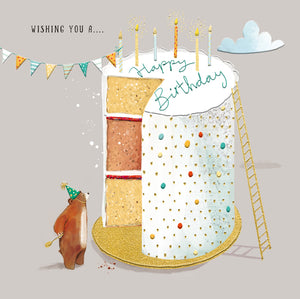 Just A Little Piece Birthday Card