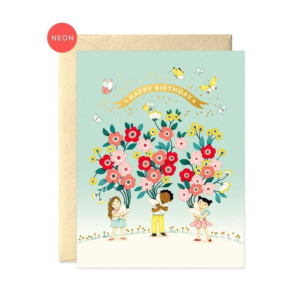 Happy Birthday Bouquets Card