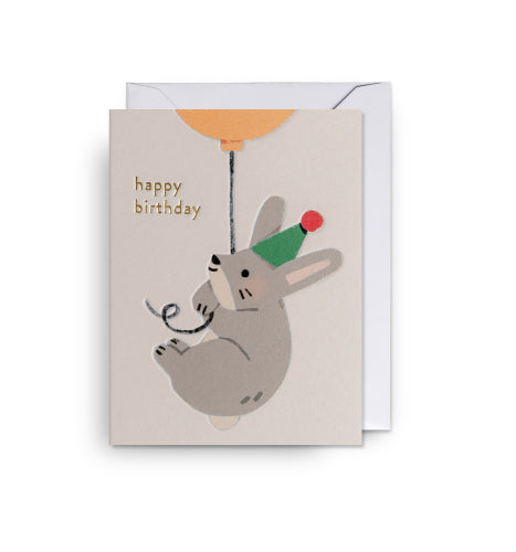 Happy Birthday Bunny Mini Card