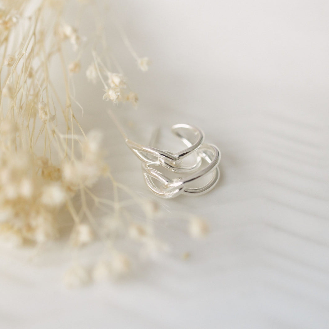 Reign Hoops - Silver Plated (Glee)