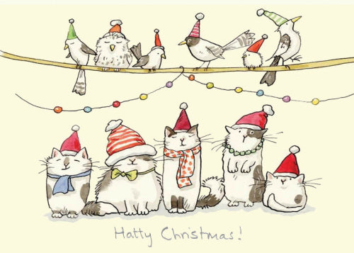 Two Bad Mice - Hatty Christmas Card