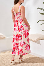 Load image into Gallery viewer, Sleeveless Watercolour Floral Dress - Canvas (Tribal)
