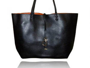 Reversible 2 in 1 Tote - Black/Red