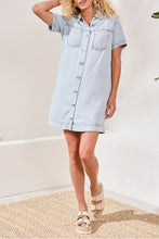Load image into Gallery viewer, Denim Pocket Dress - Bondi Beach (Tribal)
