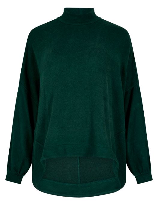 Soft Touch Mock Neck - Green (Apricot)